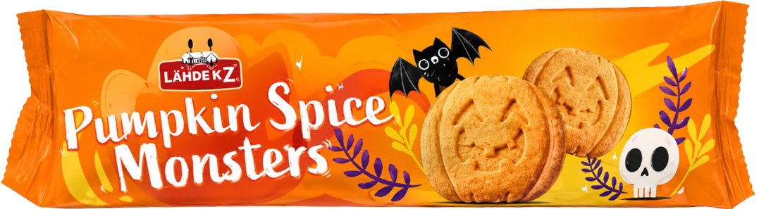 Ciastka pumpkin spice monsters Lambertz 144g widok 1