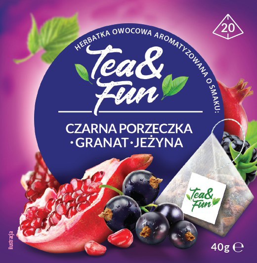Herbata owocowa cza. porz. gra. jeż. Tea&Fun 20x2g widok 1