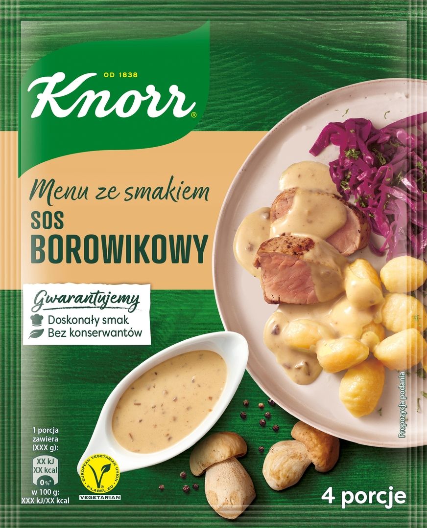 Sos borowikowy Knorr 37g widok 1