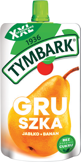 Mus jabłko banan gruszka Tymbark 200g widok główny