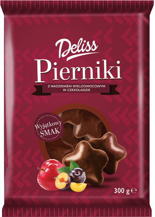 Pierniki nadziewane Deliss 300g widok główny 
