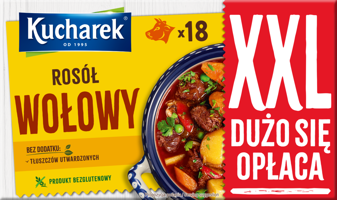 Bulion rosół wołowy Kucharek 180g widok 1