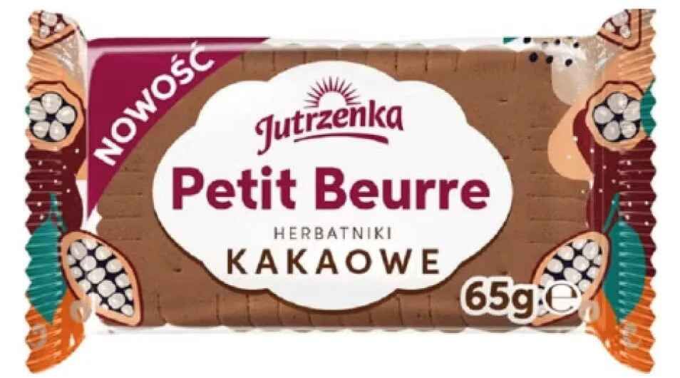 Herbatniki Petit Beurre kakaowe Jutrzenka 65g widok 1