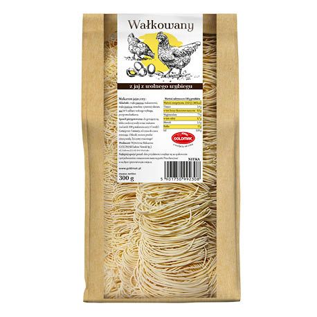 Makaron z jaj wałk. nitka wolny wyb Goldmak 300g widok 1
