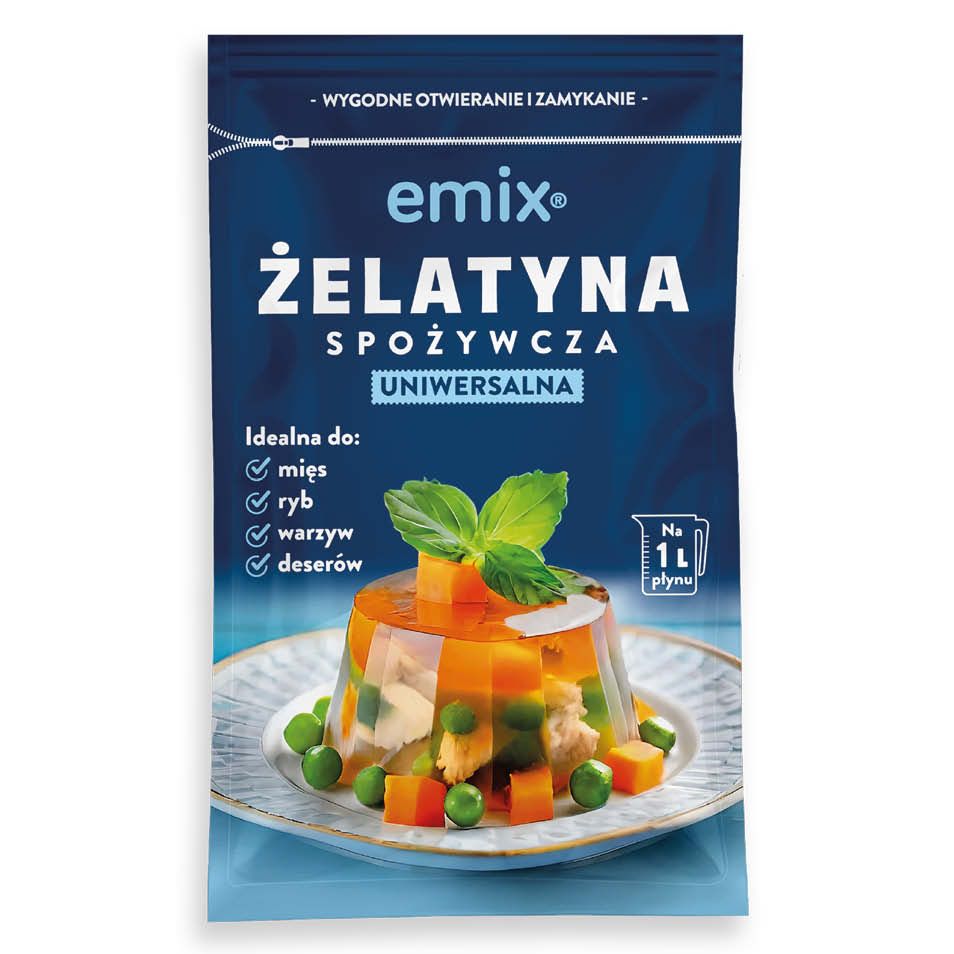 Żelatyna spożywcza Emix 50g widok 1