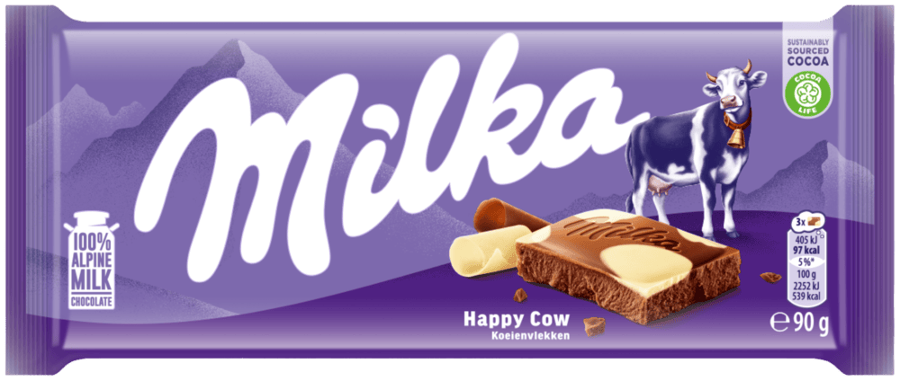 Czekolada happy cow Milka 90g widok 1