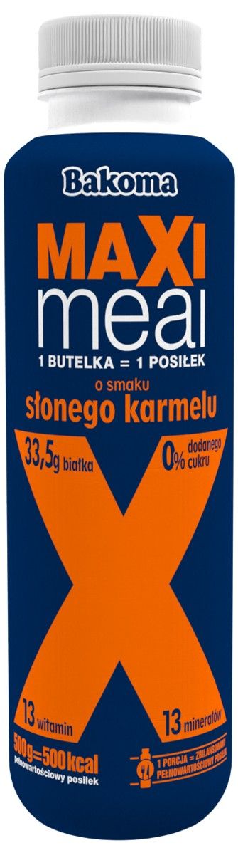 Napój mleczny Maxi Meal Bakoma 500g mix widok 2