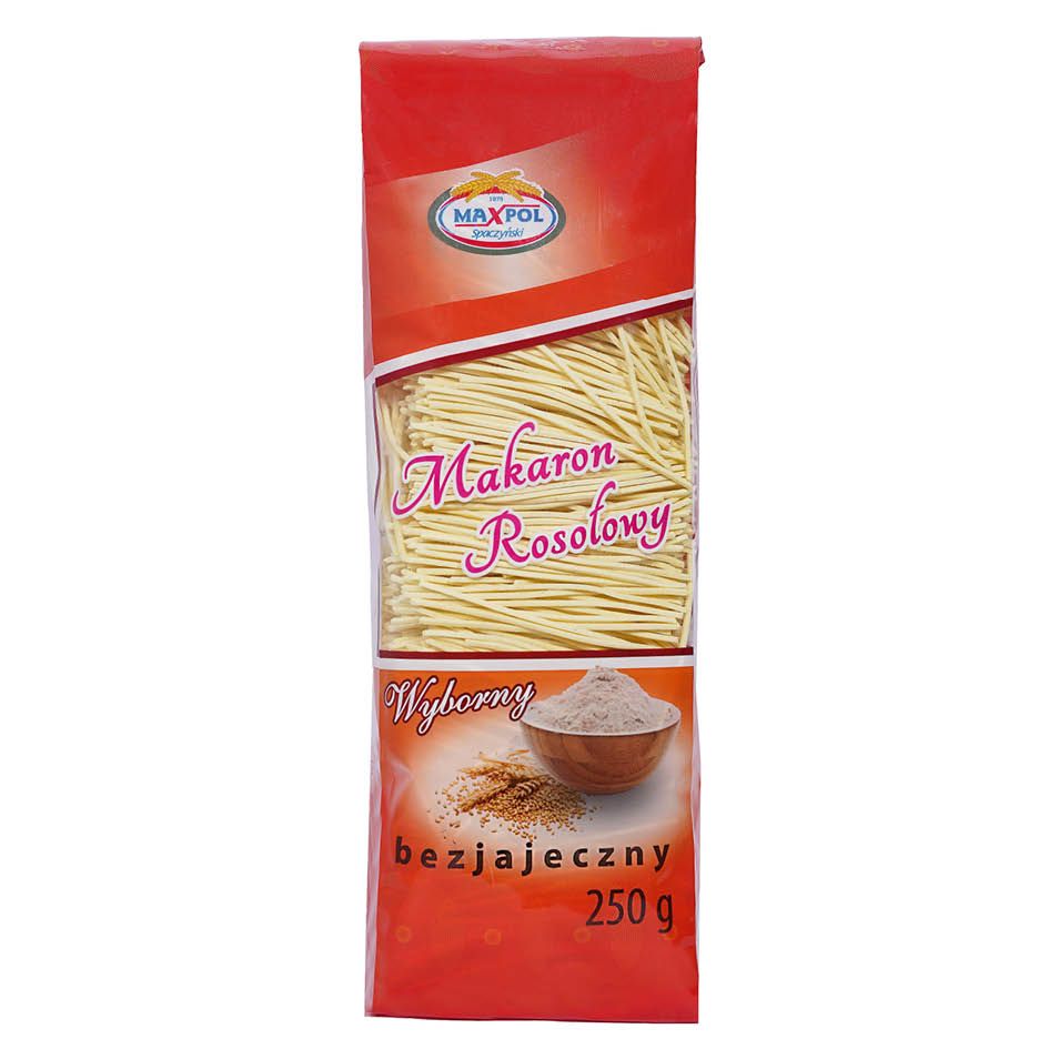 Makaron krajanka bezjajeczny Maxpol 250g widok 1