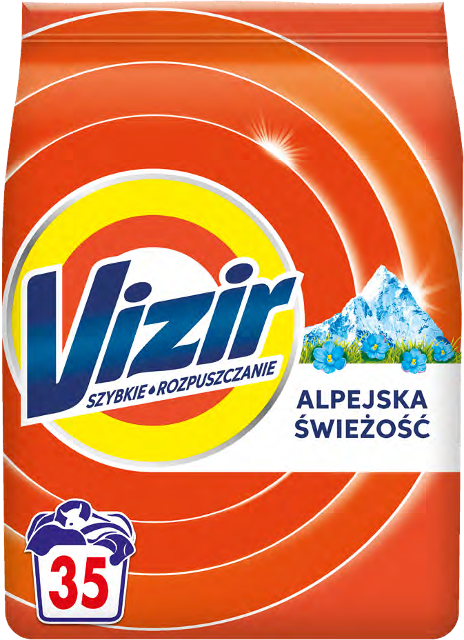 Proszek do prania Vizir alpej. śwież. 35p 1,925kg widok 1