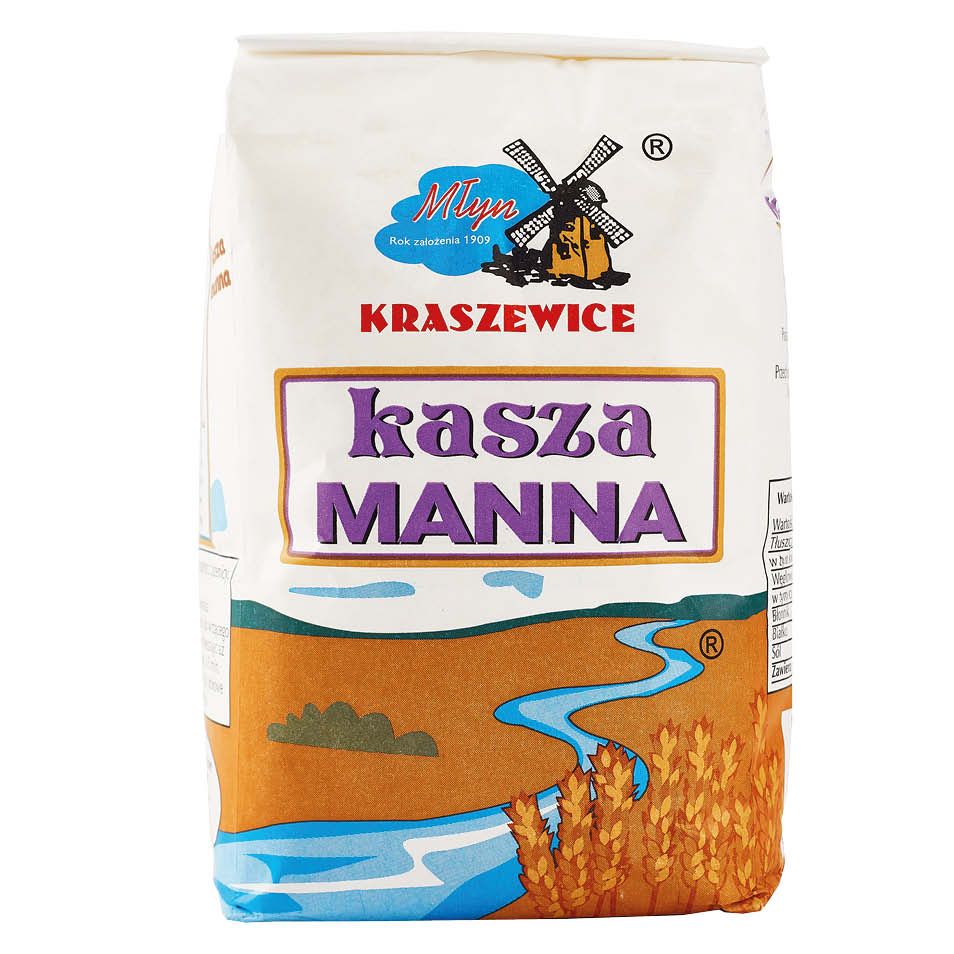 Kasza manna Młyn Zabiegała 1kg widok 1