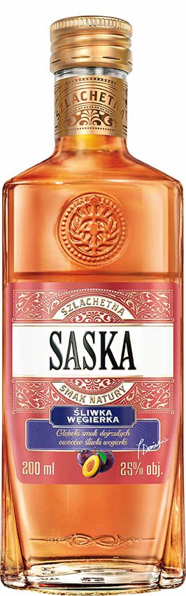 Likier Saska śliwka węgierka 200ml 25% widok 1