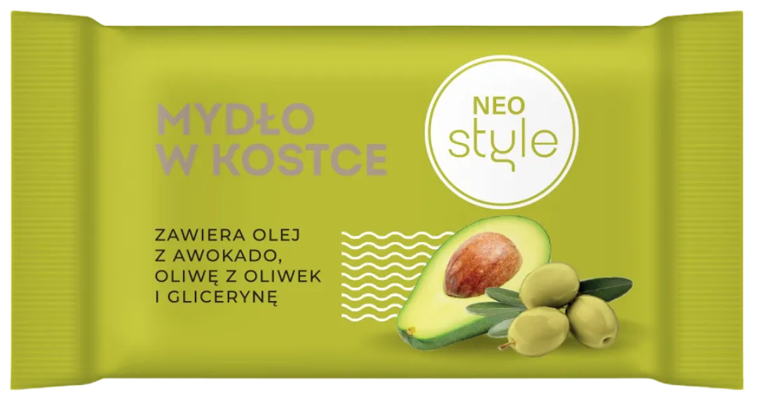 Mydło w kostce awokado i oliwa Neo Style 90g widok 1