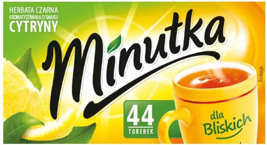 Herbata czarna ekspresowa cytryn. Minutka 44x1,4g widok 1