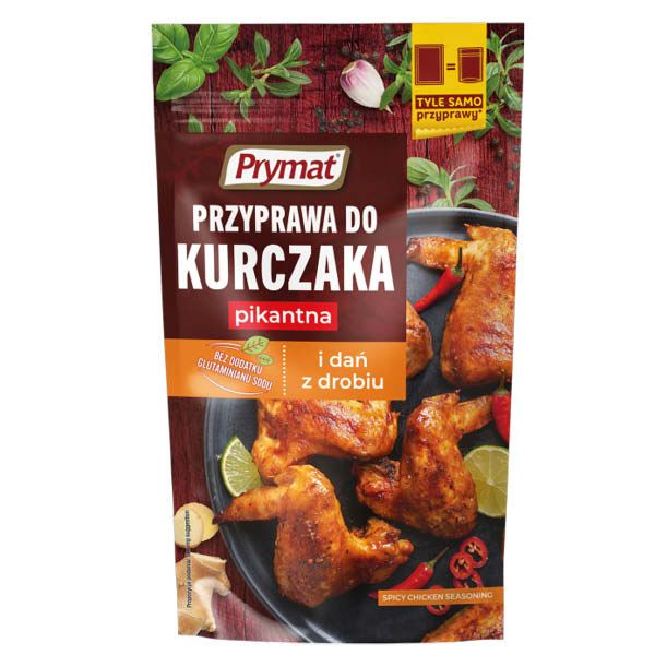Przyprawa do kurczaka pikantna Prymat 25g widok 1