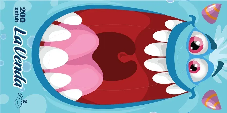 Chusteczki hig. Lavenda 2w 200szt widok 1