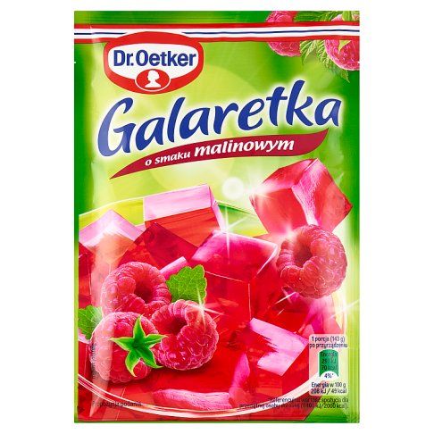Galaretka malinowa Dr.Oetker 72g widok 1
