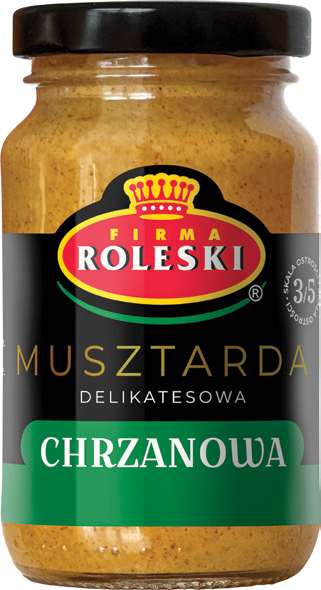 Musztarda chrzanowa Roleski 210g widok 1