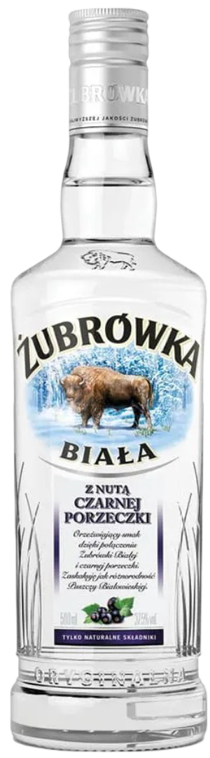 Wódka Żubrówka biała z nutą cz.porzecz. 0,5l 37,5% widok główny