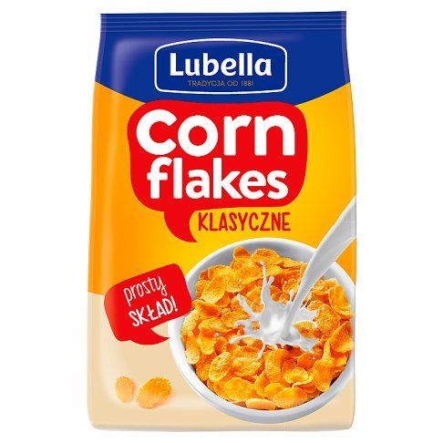 Platki kukurydziane corn flakes Lubella 250g widok 3