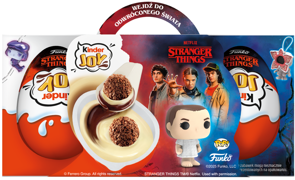 Jajko Kinder Joy Stranger Things 3x20g BN25 widok 1