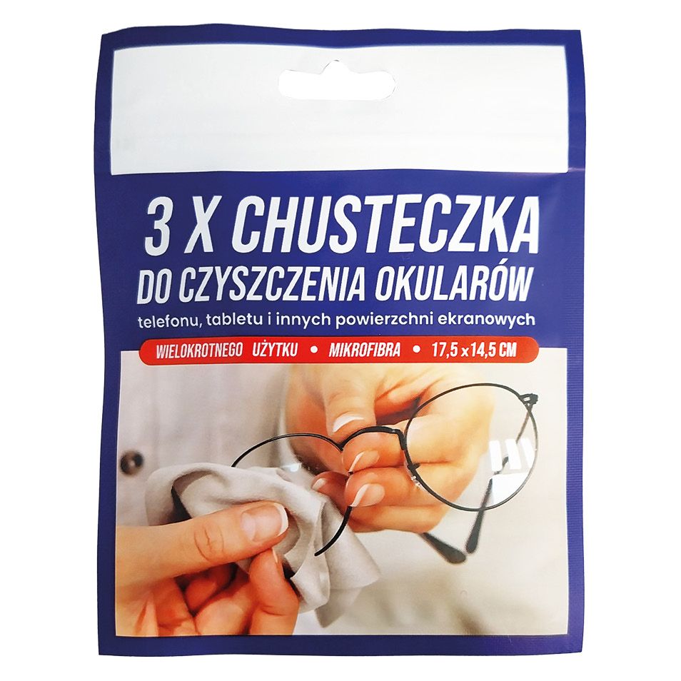 Chusteczki do okularów 3szt. widok 1