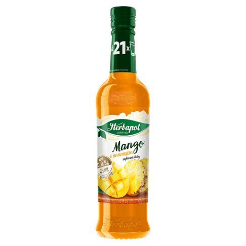 Syrop mango ananas Herbapol 420ml widok 2
