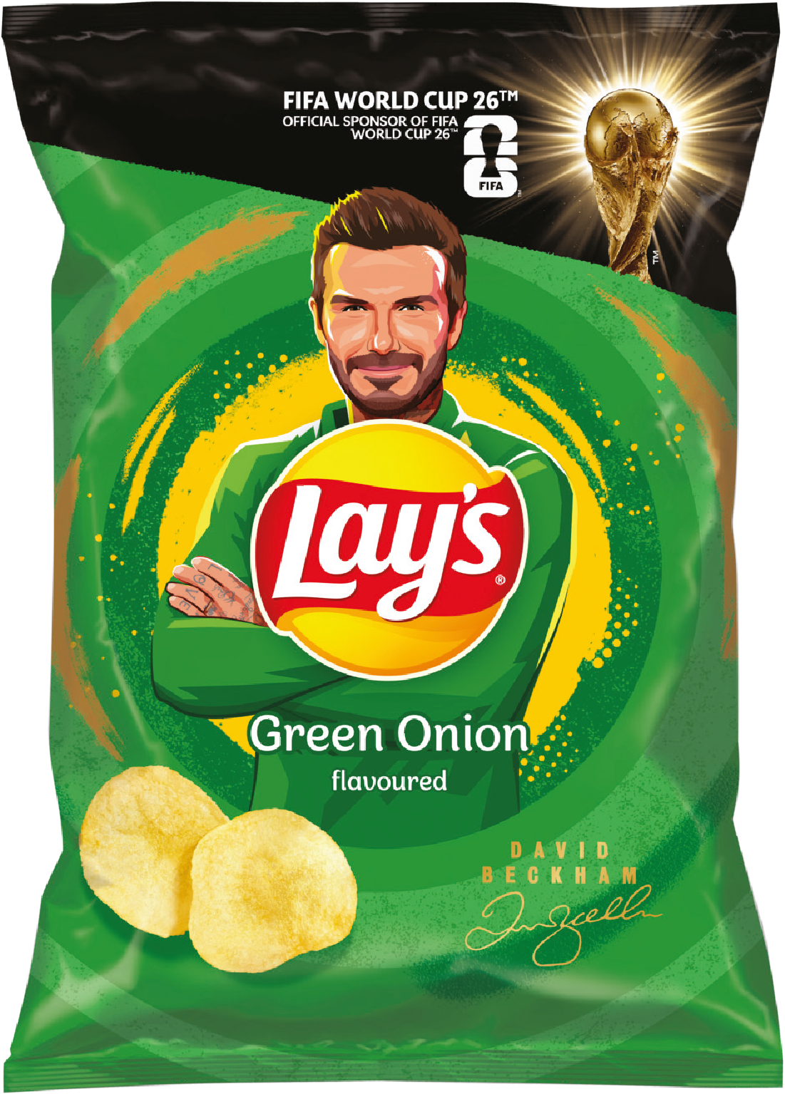 Chipsy zielona cebulka Lay's 200g widok główny 