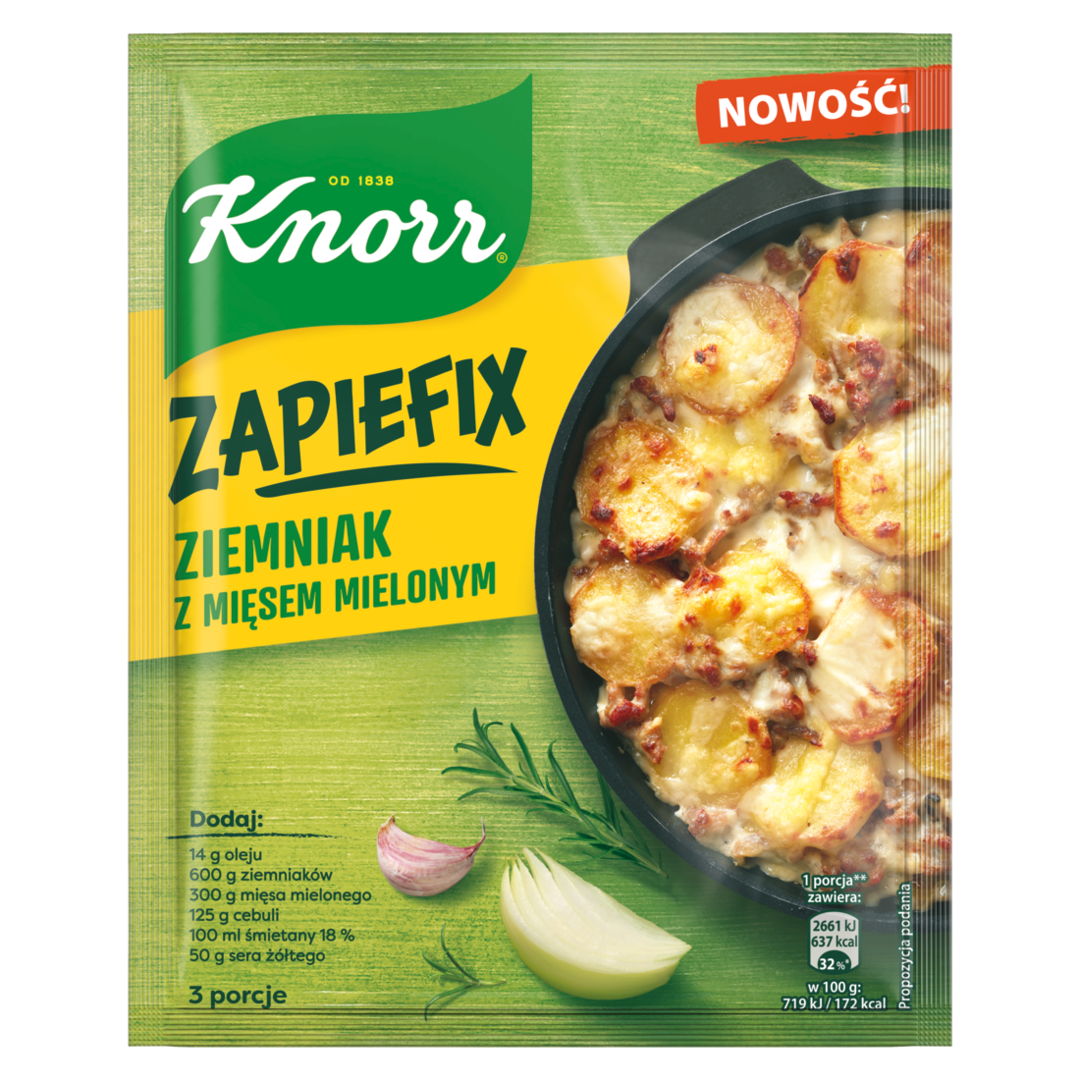 Zapiefix ziemniak z mięsem mielonym Knorr 37g widok 1