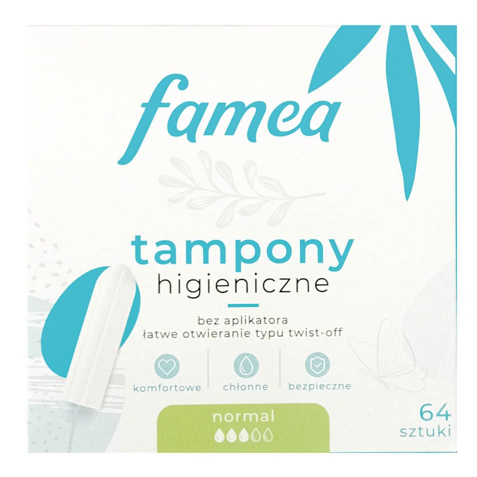 Tampony Famea normal 64szt widok 1