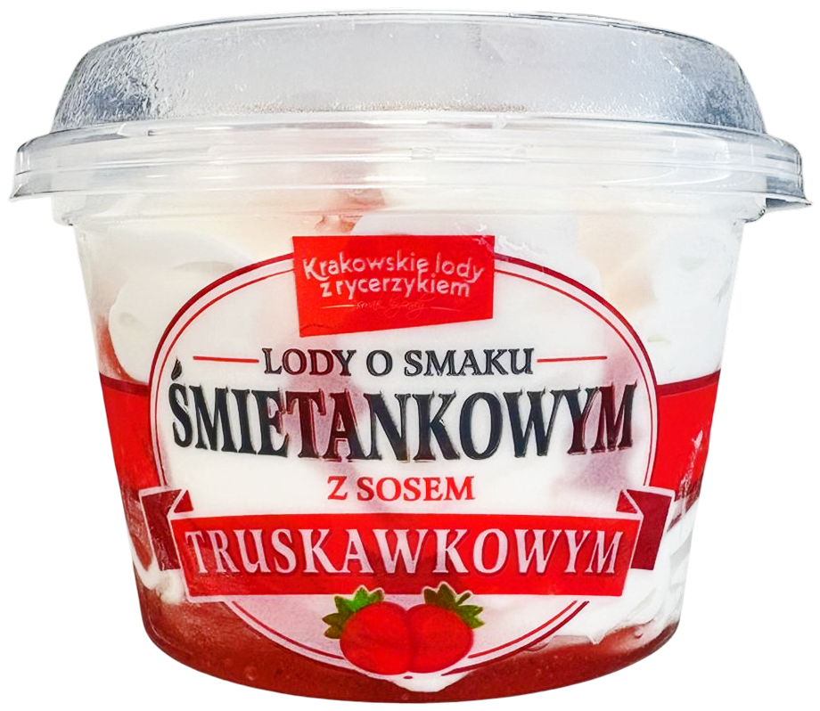 Lody kubek śmietankowe z sosem B&G 220ml mix widok 2