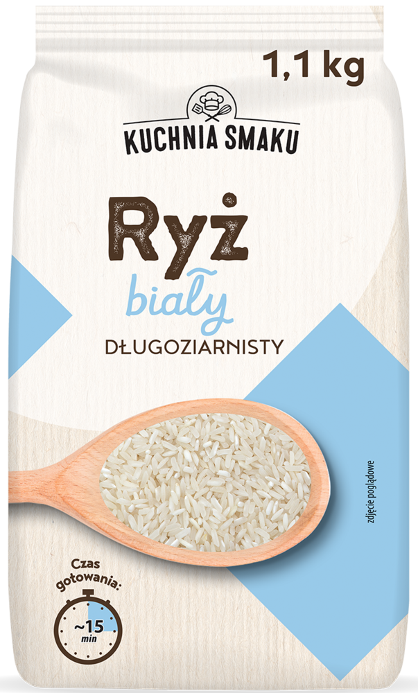 Ryż biały długoziarnisty Kuchnia Smaku 1,1kg widok 1