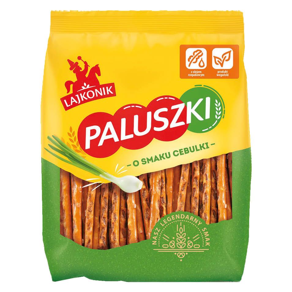 Paluszki Lajkonik o smaku cebulki 150g widok 1