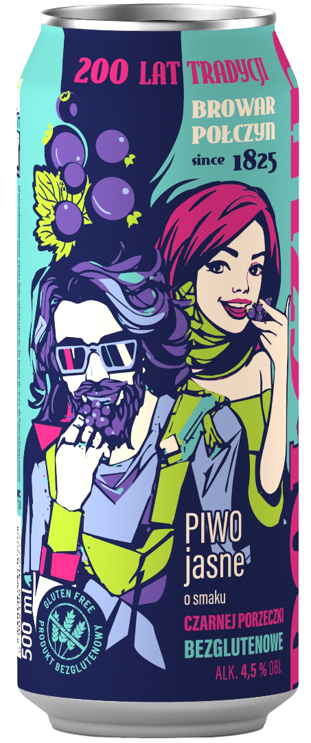 Piwo Połczyn czarna porze bezglu. 0,5l 4,5% puszka widok główny