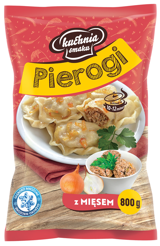 Pierogi z mięsem Kuchnia Smaku 800g widok główny 