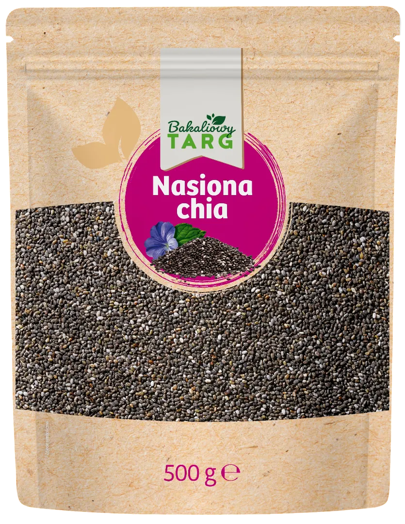 Nasiona chia Bakaliowy Targ 500g widok 1