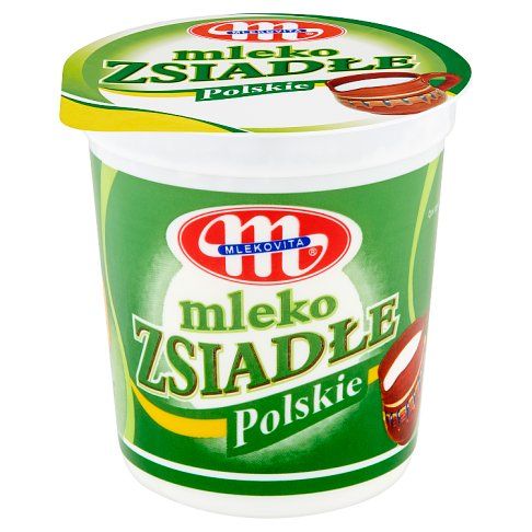 Mleko zsiadłe Polskie Mlekovita 370g widok 2