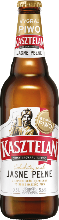 Piwo Kasztelan jasne pełne 0,5l 5,6% but. zw. widok główny