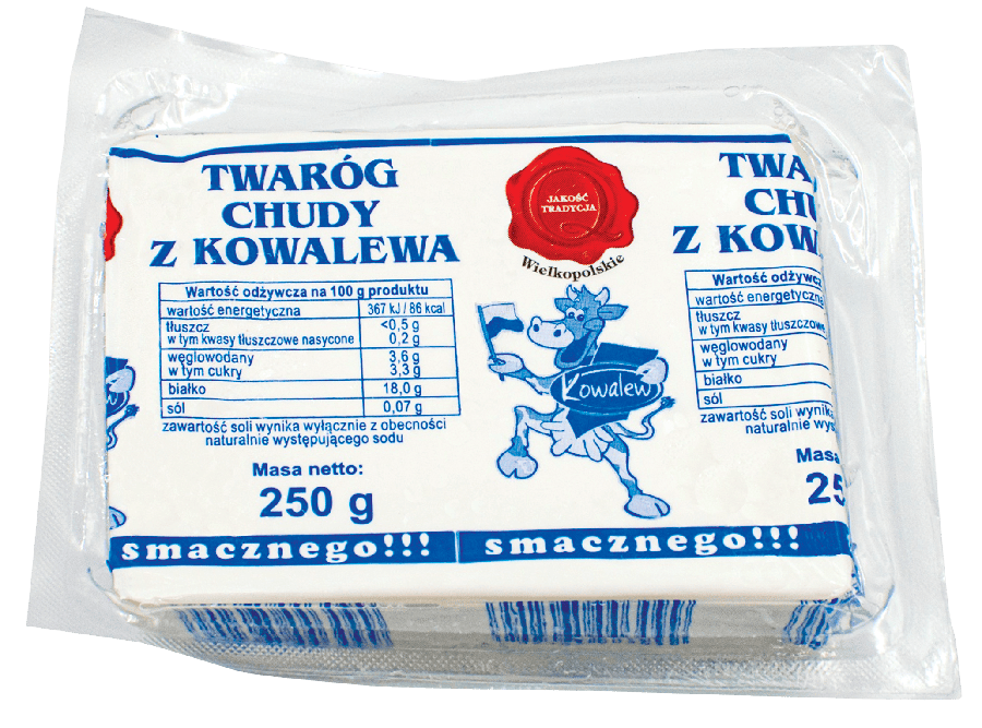 Ser twarogowy chudy próżnia 250g widok główny 