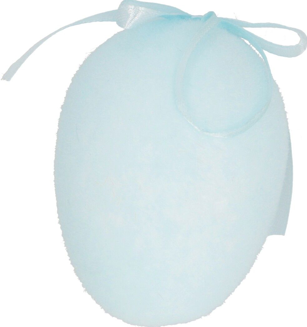 Zawieszka flokowana jajko 9cm WN26 widok 3