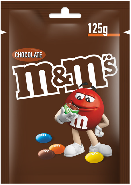 Draże M&M's czekoladowe 125g widok główny 