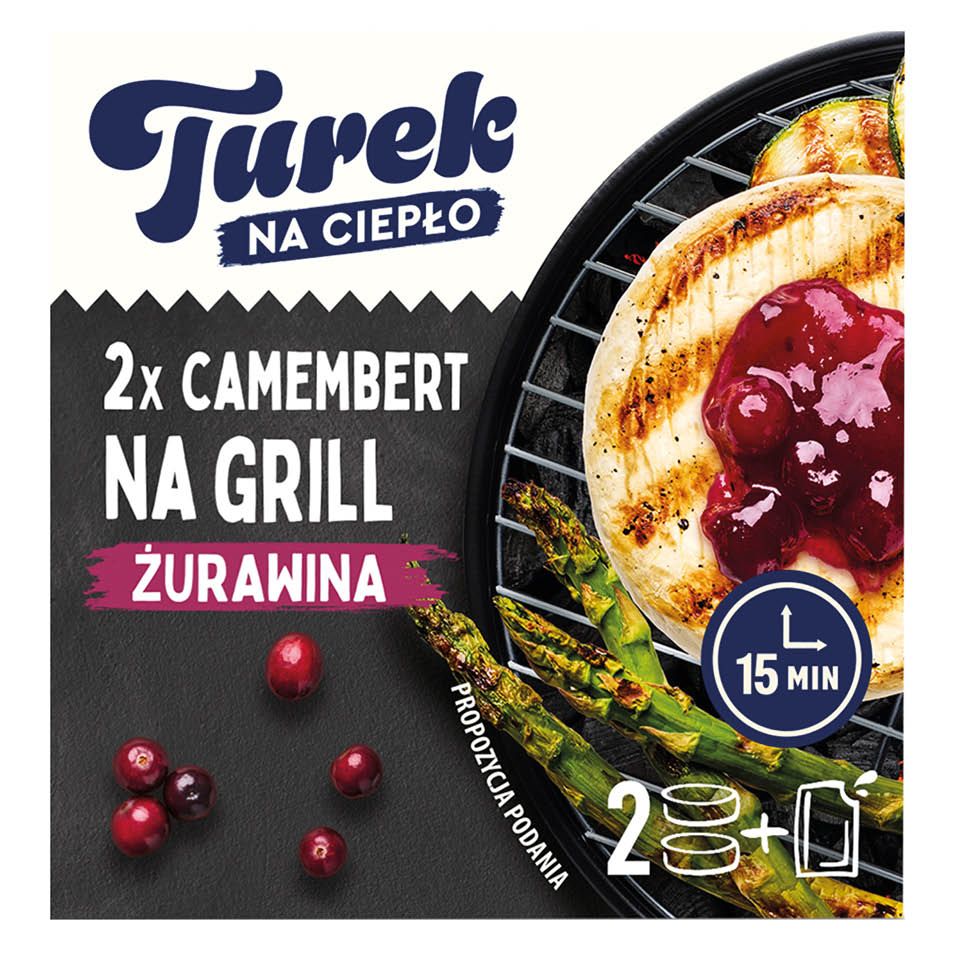 Ser na grill z żurawiną Turek 2x100g widok główny
