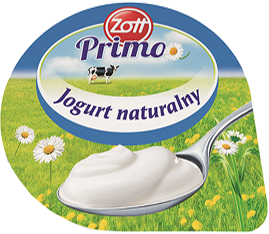 Jogurt naturalny Primo Zott 370g+30g gratis widok główny