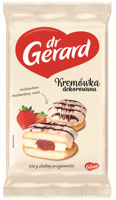 Ciastka kremówka dekorowana trusk Dr Gerard 330g widok 1