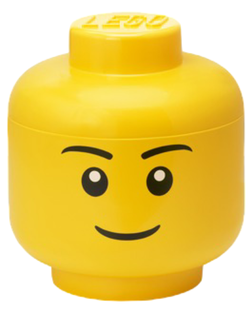 Pojemnik do przechowywania głowa Lego 2l widok 1