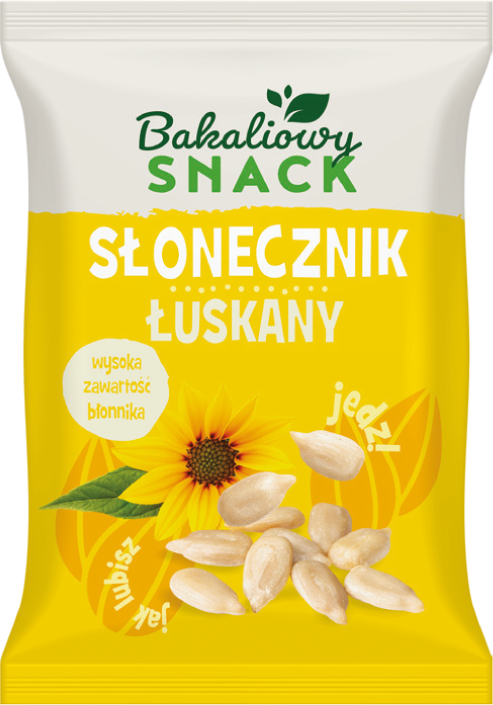 Słonecznik łuskany Bakaliowy Snack 200g widok główny 