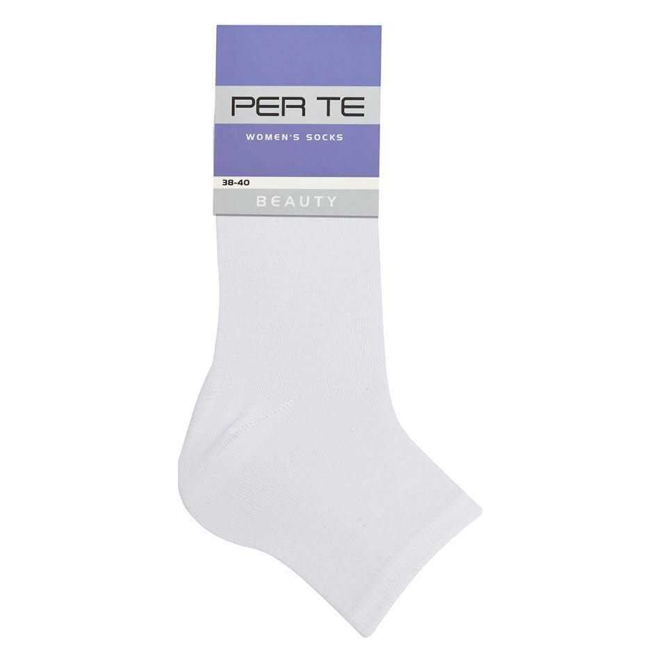 Skarpetki damskie białe/czarne Beauty mix widok główny