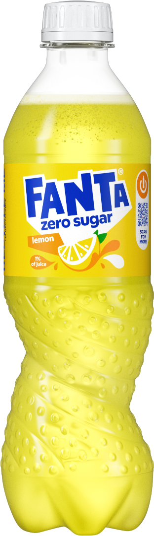 Napój gaz. lemon Fanta zero 0,5l widok 1
