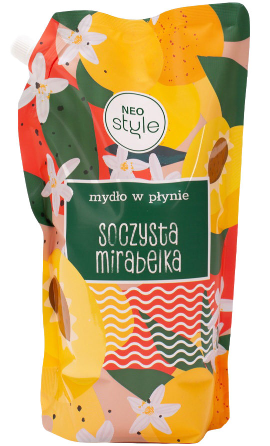Mydło w płynie mirabelka Neo Style 1l zapas widok 1