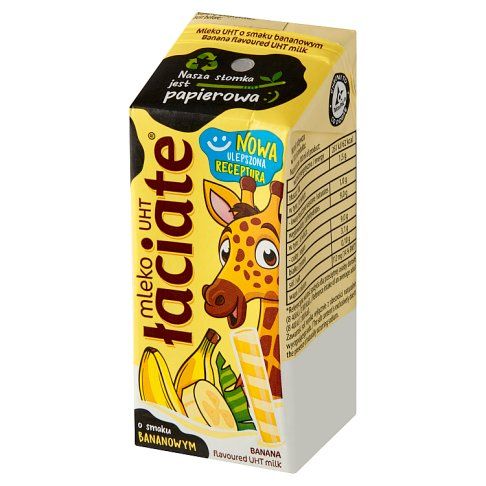Mleko Łaciate Uht Bananowe 200ml widok 2
