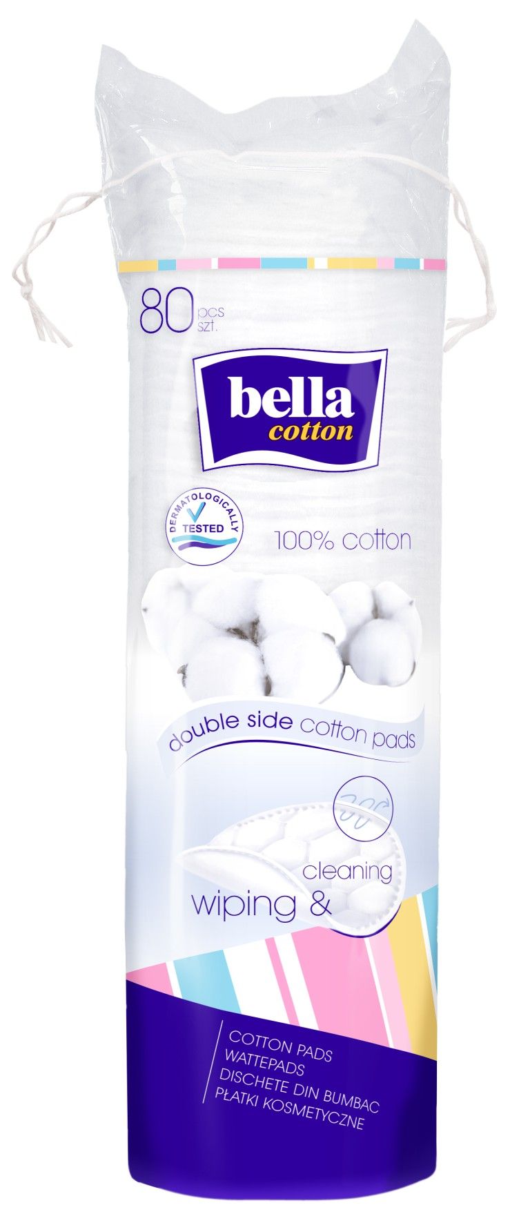 Płatki kosmetyczne Bella Cotton 80szt. widok 1